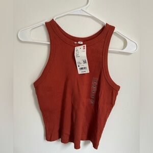 UNIQLO Women’s Ribbed Cropped Tank Top | NWT